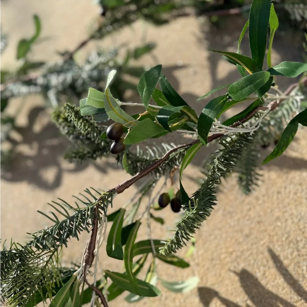 Frontgate Olive Garland - 6 ft - NWT